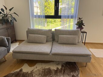 SÖDERHAMN 3místný sedací díl, Viarp béžová/hnědá - 3
