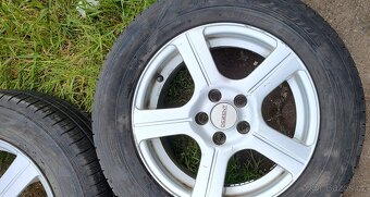 Alu kola 5x100 R15 s letními pneu - 3