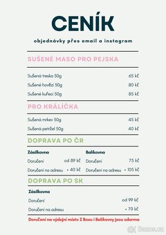 100% přírodní sušené pamlsky - 3