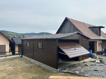 Plechová garáž 5x7m - 3