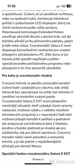 Crossový trenažér Kettler SATURA E EXT - 3