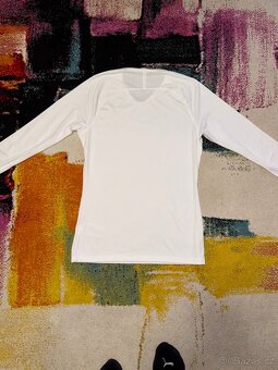 Nike Pro Dri-FIT Slim Fit triko – bílé, vel. M - 3
