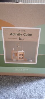 Little Dutch activity Cube, dřevěná kostka pro miminka - 3