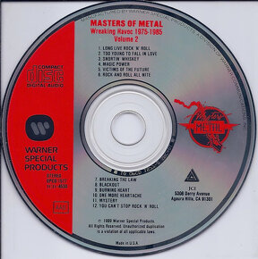 cd Masters Of Metal: Wreaking Havoc 1975-1985 -Volume 2 1989 - 3
