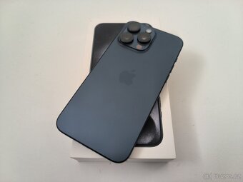 apple iphone 15 PRO 128gb Blue Titanium / Batéria 90% - 3