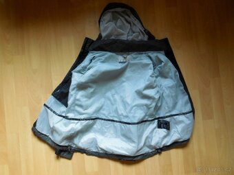dámská SALEWA tm.šedá bunda, šustka ,kapuce jaro S/38-M - 3