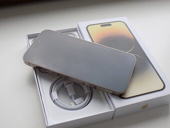 APPLE iPhone 14 Pro MAX 256GB Gold - ZÁRUKA - TOP STAV - 3