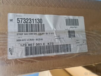 NOVÁ Stropnice Octavia 2 RS Combi černá ORIGINÁL - 3