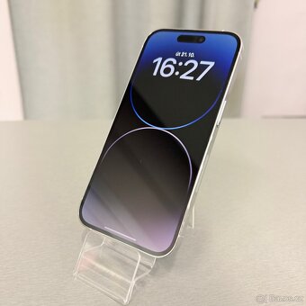 iPhone 14 Pro 128GB silver, pěkný stav, 12 měsíců záruka - 3