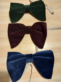 Motýlek pánský samet 3x PRODÁM - 3