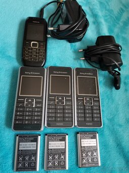 Nokia, Sony Ericsson 3ks/baterky/trafa - 3