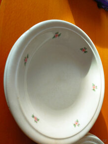 Věci z půdy-retro lžíce, ešus,talíře, plecháčky,konvička,cuk - 3