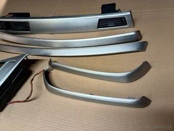 interiér dekor lišty pro Bmw e91 a e90 - kartáčovaný hliník - 3
