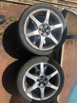 Prodám ALU kola , 5x100 R17 + pneu - 3