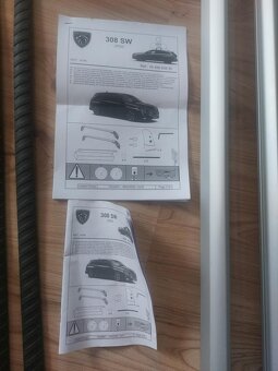 Originální příčné střešní tyče Peugeot 308 SW P5 - příčníky - 3