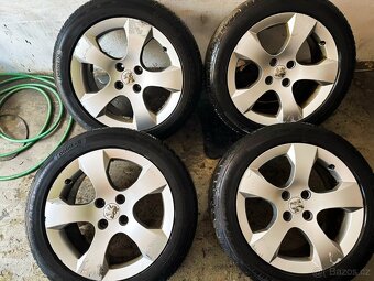 Sada originál kol Peugeot 225/50 R17 4x108 (cena za celou sa - 3