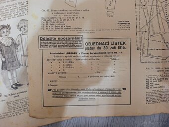 Časopis bazar ročník XLV 1915 - 3