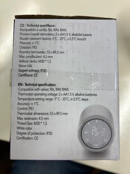 Termostatická hlavice IMMAX NEO Smart Zigbee - 3