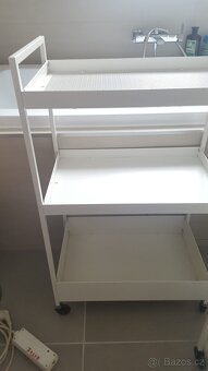 IKEA vozík bílý 3x - 3