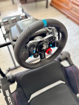 Židle Racing Formula Lite Pro + volant/pedály Logitech G29 - 3