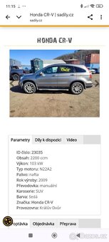 Pravý přední blatník Honda CR-V III - 3