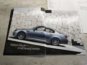 Prospekt BMW M5, M6 Coupé (2005), 84+16 str., motor 5,0 V10 - 3