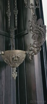 Závěsná lampa Hängelampe (kol.roku 1900) - 3