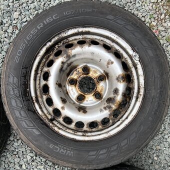 Ocelové disky VW T5, T6, Amarok 6,5Jx16 ET52, 5x120x65,1 - 3