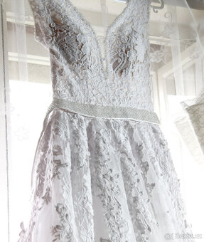 Svatební šaty velikosti XS/S - 3