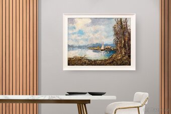 Velké jezero, H.Fisher, 900 × 700 mm - 3