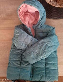 Dívčí prošívaná zimní bunda - 3