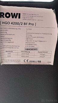 Plynový přímotop Rowi - 3