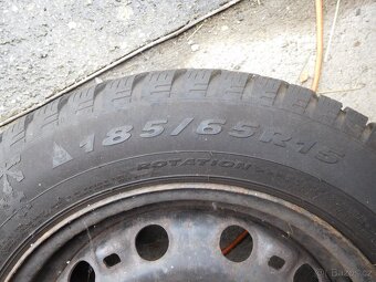 Škoda Roomster Sada Zimních Kol 185/65 R15 - 3