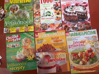 Různé časopisy receptů - 3