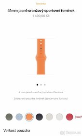 řemínek na Aplle watch, 41 cm - 3