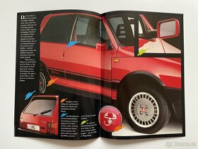 Fiat Uno Turbo ~ německý prospekt ~ rok 1988 ~ 8 stran - 3