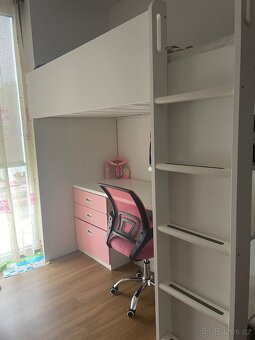 Dětská postel se skříní a psacím stolem - 3