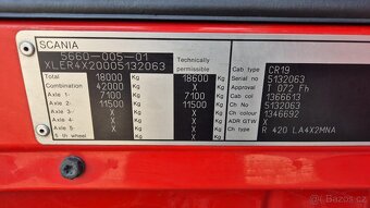 Prodám SCANIA R420 LA4X2 MNA TOP LINE EURO 3 - 3
