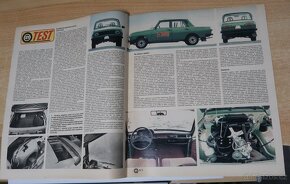 WARTBURG 353 S, DOBOVÝ TEST 1984, 3X DVOJSTRANA 52cmx33cm - 3