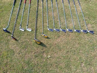 Golfové hole + vozík+bak - 3