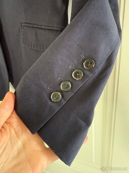 Tmave modre sako Zara vel. 40 - 3