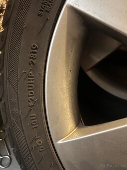 4x al kola 5x112 R17 + zimní pneu - 3