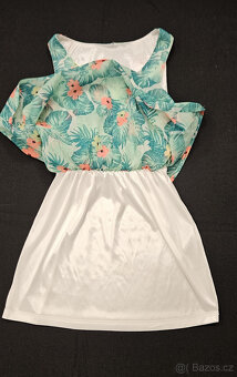 Letní šaty s delším zadním dílem v.128-134 - 3