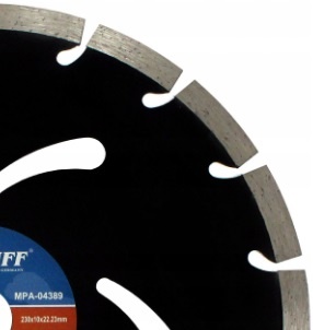 Diamantový kotouč 230mm-ventilovaný - 3