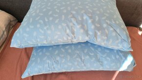 2x nový polštář z husího peří 70×90 cm - 3