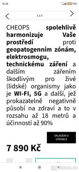 Harmonizér škodlivých vlivů a dráždivých zón CHEOPS. - 3