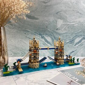 NOVÉ Stavebnice typu Lego - Tower Bridge - 1833 kostek - 3