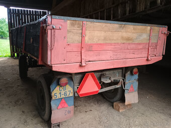 Valník, vůz za traktor BSS 5 tun - 3