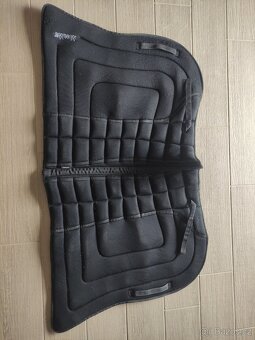 Podsedlová dečka Manmat, barokní s cípem, černá - 3