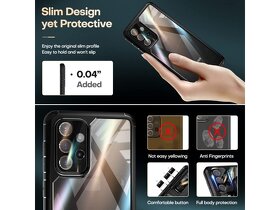 Kryt na Samsung A33 černý+tvrzené skla 2ks+skla na foťák 2ks - 3